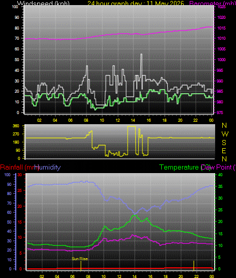 24 Hour Graph for Day 11