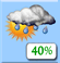 Posibilidad de lluvia Posibilidad de lluvia