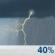 Tormentas el. por la tarde